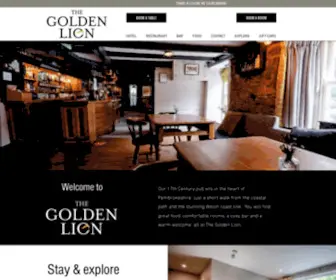 Goldenlionpembrokeshire.co.uk(The Golden Lion Newport Pembrokeshire) Screenshot