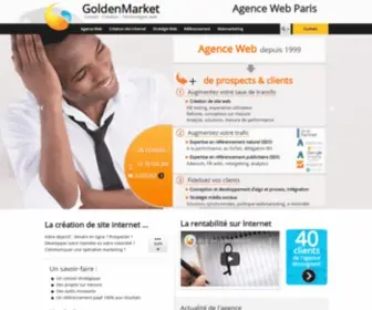 Goldenmarket.fr(Création de site internet) Screenshot