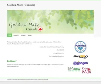 Goldenmate.ca(Golden Mate (Canada)) Screenshot