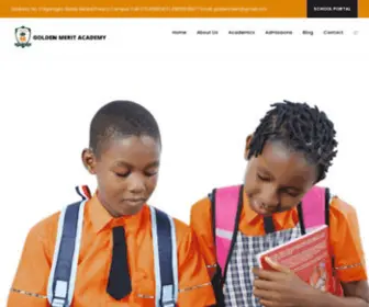 Goldenmeritacademy.com(Primary and Secondary School) Screenshot