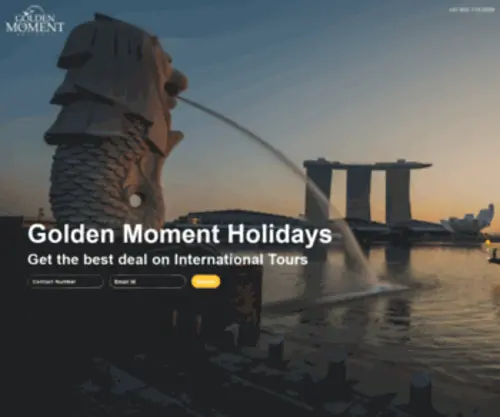 Goldenmomentholidays.com(Golden Moment Holidays) Screenshot