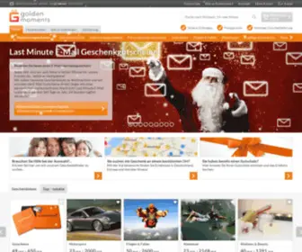 Goldenmoments.de(Kaufen Sie einzigartige Erlebnisgeschenke bei Golden Moments) Screenshot