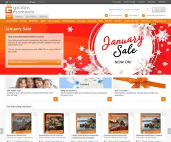 Goldenmoments.ie(Buy a unique Gift Experience at Golden Moments) Screenshot