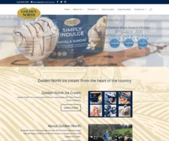 Goldennorth.com.au(Golden North Ice Cream) Screenshot