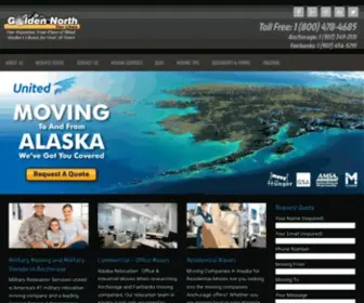 Goldennorthvanlines.com(Golden North Vanlines) Screenshot