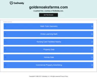 Goldenoaksfarms.com(Golden Oaks Farm) Screenshot