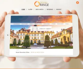 Goldenorange.cz(Reklamní agentura Znojmo) Screenshot