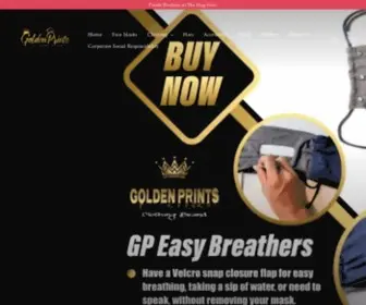 Goldenprintsshop.com(Golden Prints Clothing Brand) Screenshot