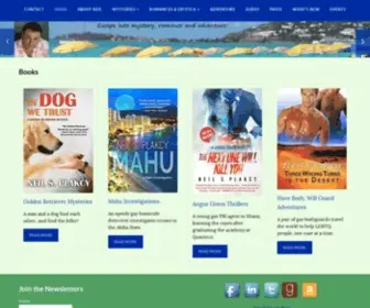 Goldenretrievermysteries.com(Neil Plakcy's Golden Retriever Mysteries) Screenshot