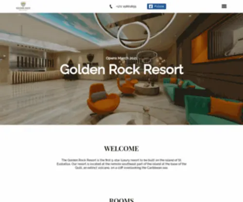 Goldenrockresort.com(Golden Rock Resort) Screenshot