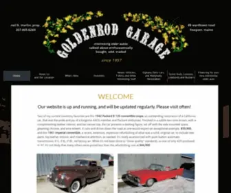 Goldenrod-Garage.com(Goldenrod Garage old cars and trucks sold and talked about) Screenshot