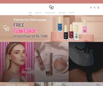 Goldenrose.com.pk(Golden Rose Cosmetics Pakistan) Screenshot