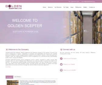 Goldenscepter.com(铜鼓县食品展示柜定制) Screenshot