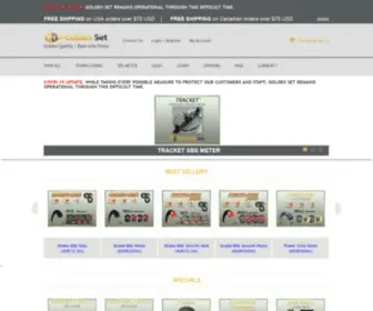 Goldensettennis.com(Lowest Prices on Quality Tennis Racquet Strings) Screenshot