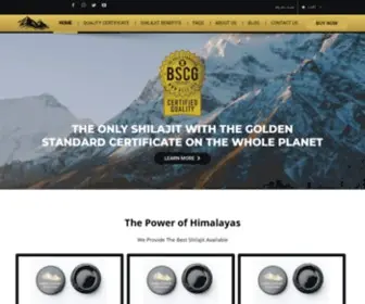 Goldenshilajit.com(Extracted from Highest Himalayan Regions) Screenshot