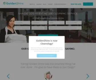 Goldenshine.com(San Diego House Cleaning Services by Golden Shine Cleaning Agency) Screenshot