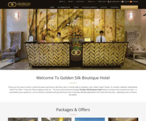 Goldensilkhotel.com(Golden Silk Boutique Hotel Official Website) Screenshot