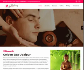Goldenspaudaipur.com(Best Spa in Udaipur) Screenshot