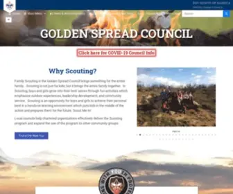 Goldenspread.org(Golden Spread Council) Screenshot