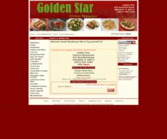 Goldenstardelivery.com(Golden Star Chinese Restaurant Deerfield) Screenshot