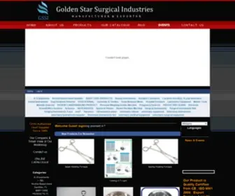 Goldenstarsurgical.com(Golden Star Surgical) Screenshot