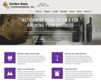 Goldenstateinc.com(Golden State Communications) Screenshot