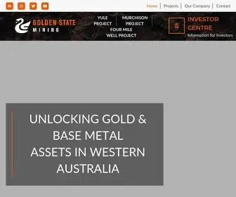 Goldenstatemining.com.au(Golden State Mining) Screenshot