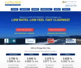 Goldenstatemortgage.com(Let us help with your next home loan) Screenshot