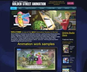 Goldenstreetanimation.com(Golden Street Animation) Screenshot