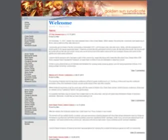 Goldensun-SYndicate.net(Golden Sun Syndicate) Screenshot