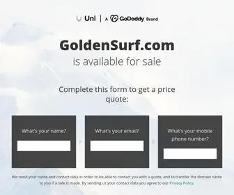 Goldensurf.com(Goldensurf) Screenshot