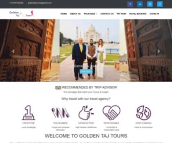 GoldentajTours.com(Book Golden Triangle Tours Package) Screenshot