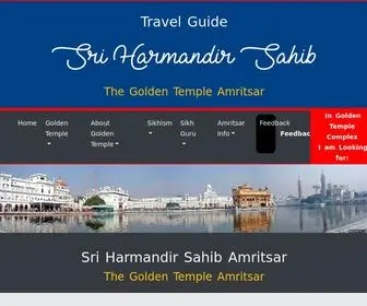 Goldentempleamritsar.org(The Golden Temple Amritsar India (Sri Harimandir Sahib Amritsar)) Screenshot