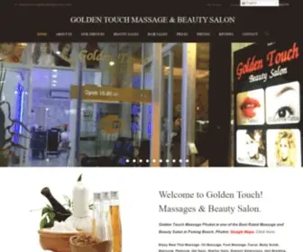 Goldentouchmassagephuket.com(Best Beauty Salon &amp; Massage in Patong) Screenshot
