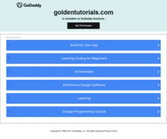 Goldentutorials.com(جام) Screenshot