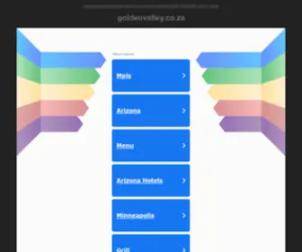 Goldenvalley.co.za(goldenvalley) Screenshot