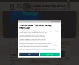 Goldenvalleyhs.org(Golden Valley High School) Screenshot