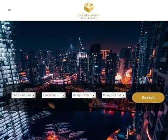 Goldenvalue.ae(Golden Value Real Estate) Screenshot