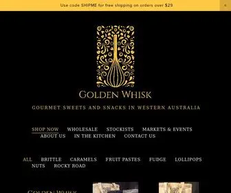 Goldenwhisk.com.au(Gourmet Sweets and Snacks) Screenshot