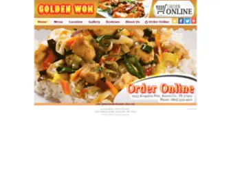 Goldenwoktn.com(Golden Wok) Screenshot