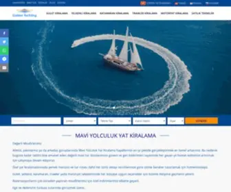 Goldenyachting.com(Golden Yachting: Mavi Tur Özel Yat) Screenshot