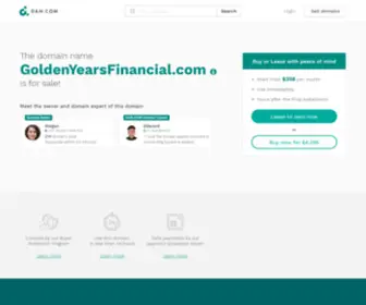 Goldenyearsfinancial.com(Senior finances) Screenshot