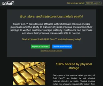 Goldfarm.net(Gold Farm Limited Partnership LLLP) Screenshot