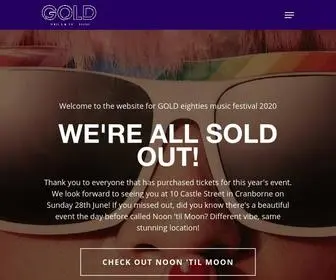 Goldfestival.co.uk(Gold Festival) Screenshot