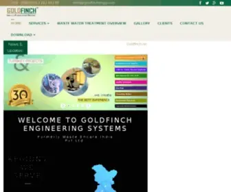 Goldfinchengg.com(One Stop Environmental Solution) Screenshot