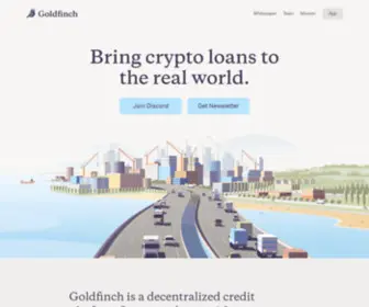 Goldfinch.finance(Goldfinch finance) Screenshot
