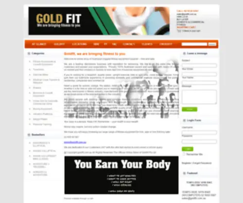 Goldfit.com.au(Goldfit) Screenshot