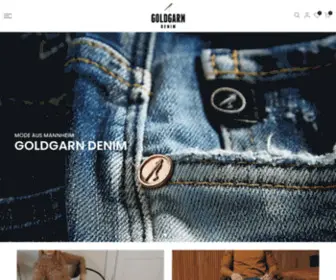 Goldgarndenim.de(Goldgarn Denim Mannheim) Screenshot