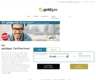 Goldgas.at(Der faire Strom und Gas Anbieter) Screenshot