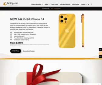 Goldgenie.com(24k Gold iPhone 15) Screenshot